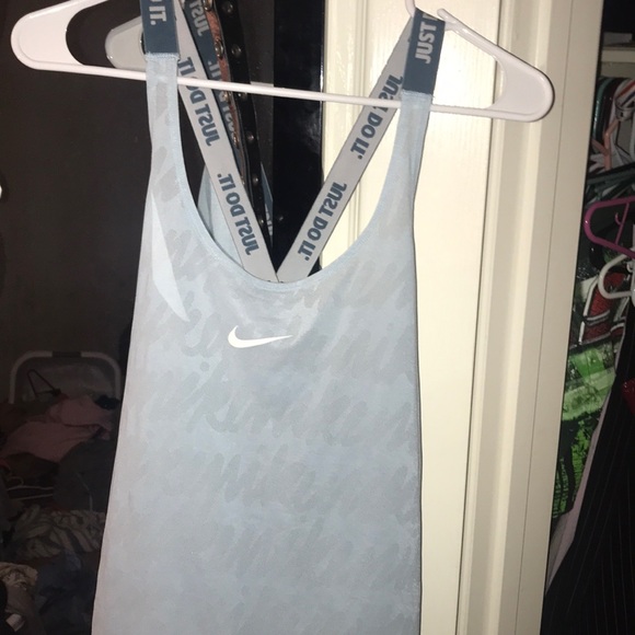 Nike sports logo tank